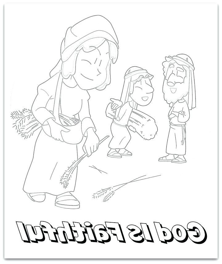 720x855 Ruth And Naomi Coloring Pages And Coloring Page Pages Ruth Naomi