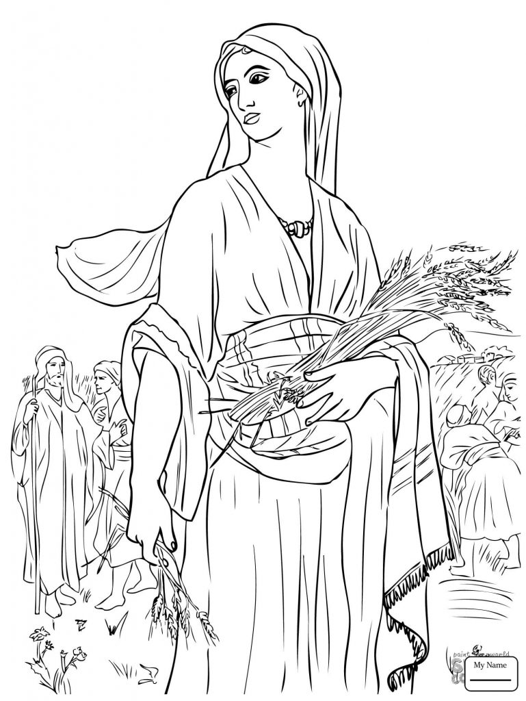769x1024 Ruth And Naomi Coloring Pages