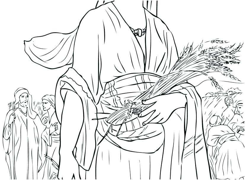 827x609 Ruth And Naomi Coloring Pages And Coloring Page Photo Ways To Use