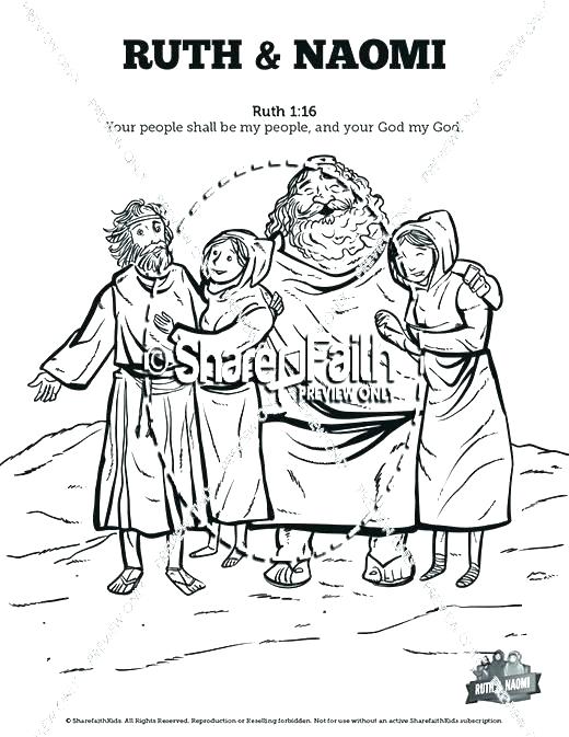 520x673 Ruth And Naomi Coloring Pages And Coloring Pages And Coloring Page