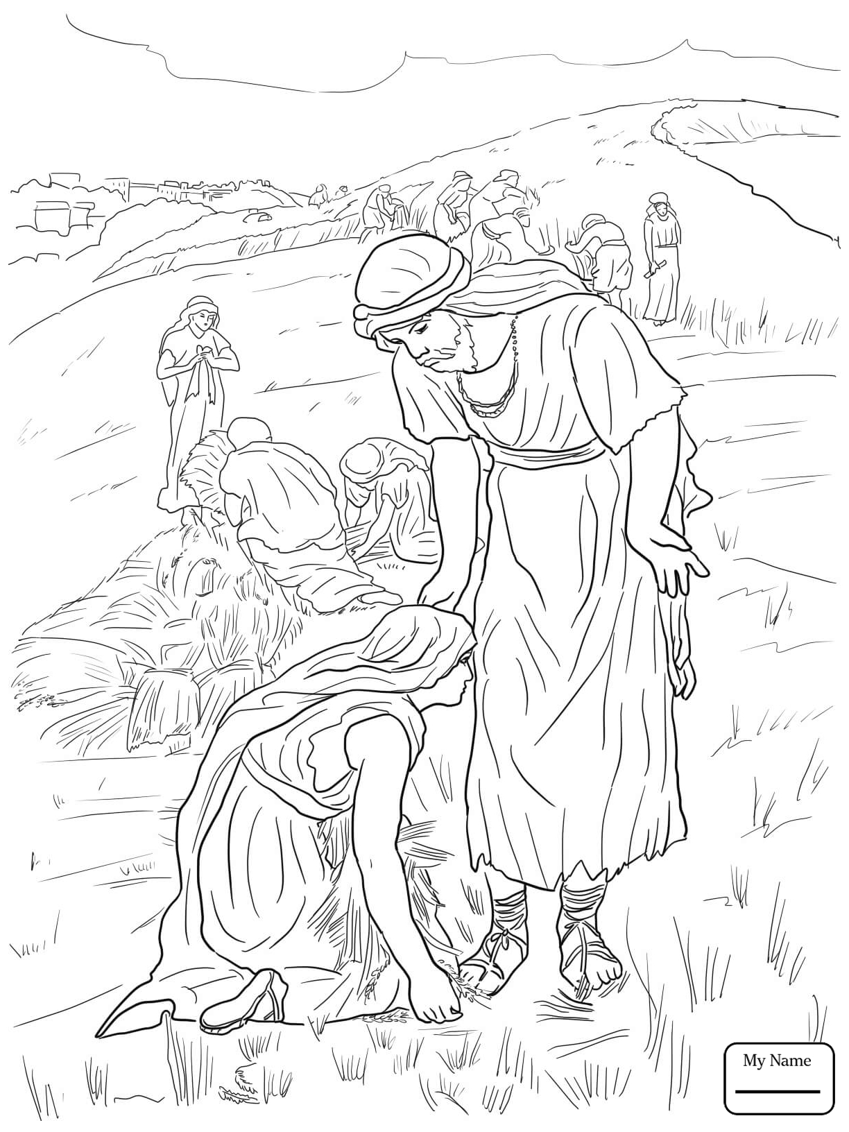 1224x1632 Weird Ruth And Naomi Coloring Page Bible Class Judges