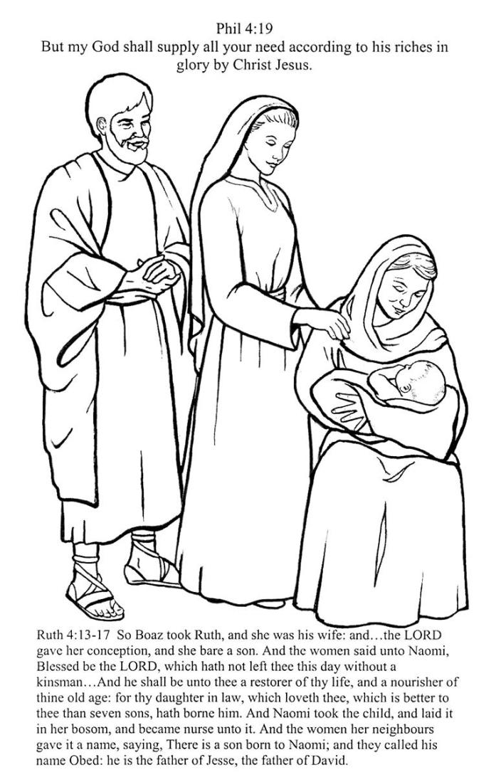 704x1092 Ruth And Boaz Coloring Pages