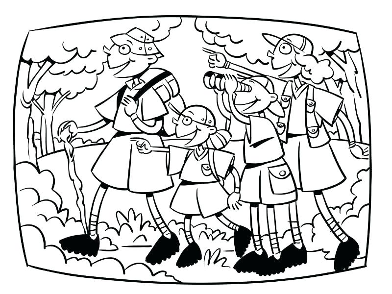 800x600 Camping Coloring Page Camping Coloring Page Holding Backpack Going