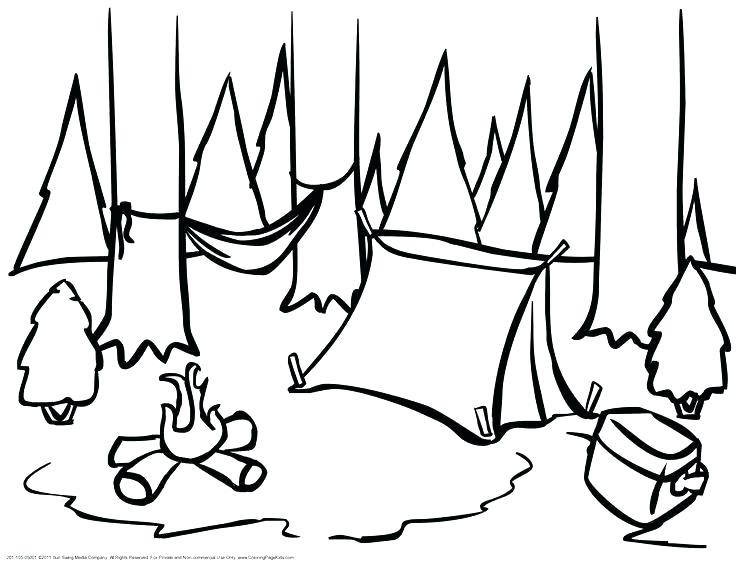 736x568 Camping Coloring Pages Camping Coloring Book Plus Camping Coloring