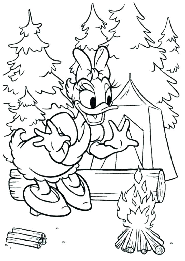 727x1024 Rv Camping Coloring Pages