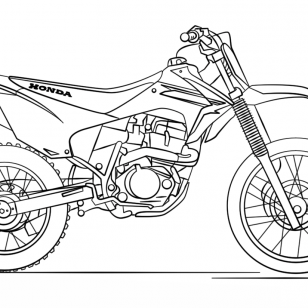 308x308 Dirtbike Coloring Pages. Jeep Kids Activity Page Jeep Theme Kid S