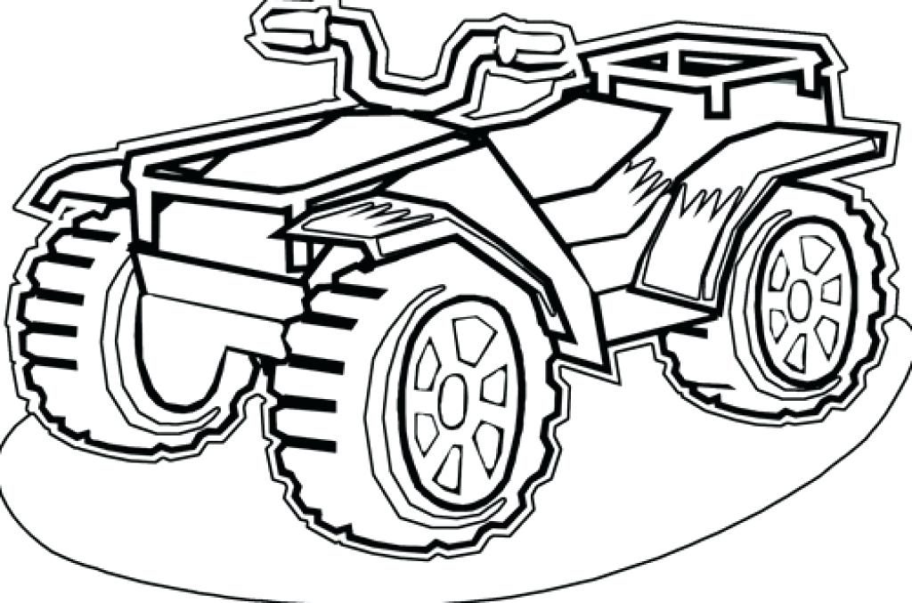 1024x677 Four Wheeler Coloring Pages