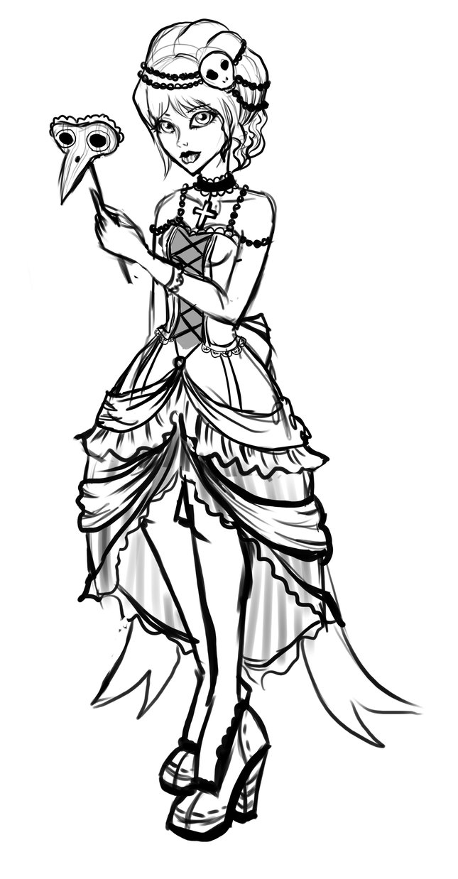 645x1238 Monster High 13 Wishes Coloring Pages