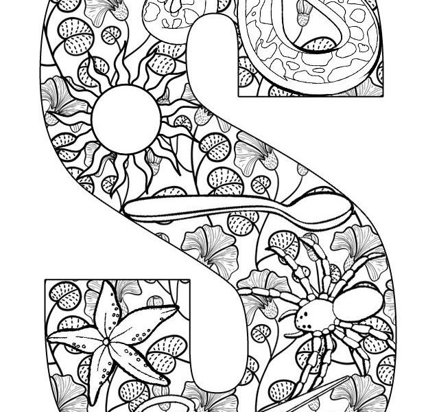 640x600 S Coloring Pictures Coloring Pages