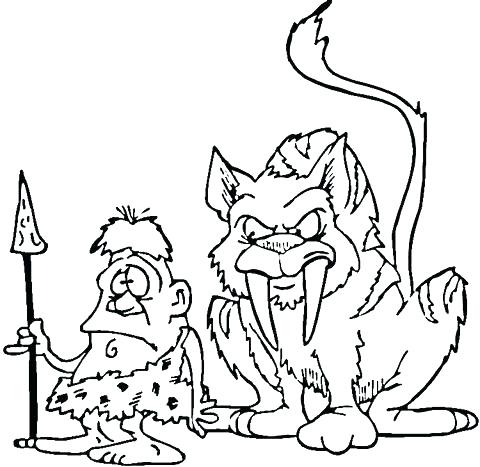 480x467 Printable Tiger Cub Pictures Kids Coloring Sabre Tooth Tiger