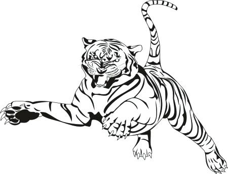 450x345 Tiger Coloring With Tiger Coloring Pages Saber Tooth Tiger