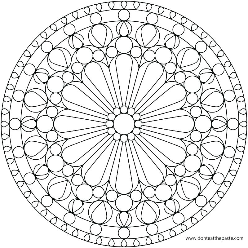 Sacred Geometry Coloring Pages