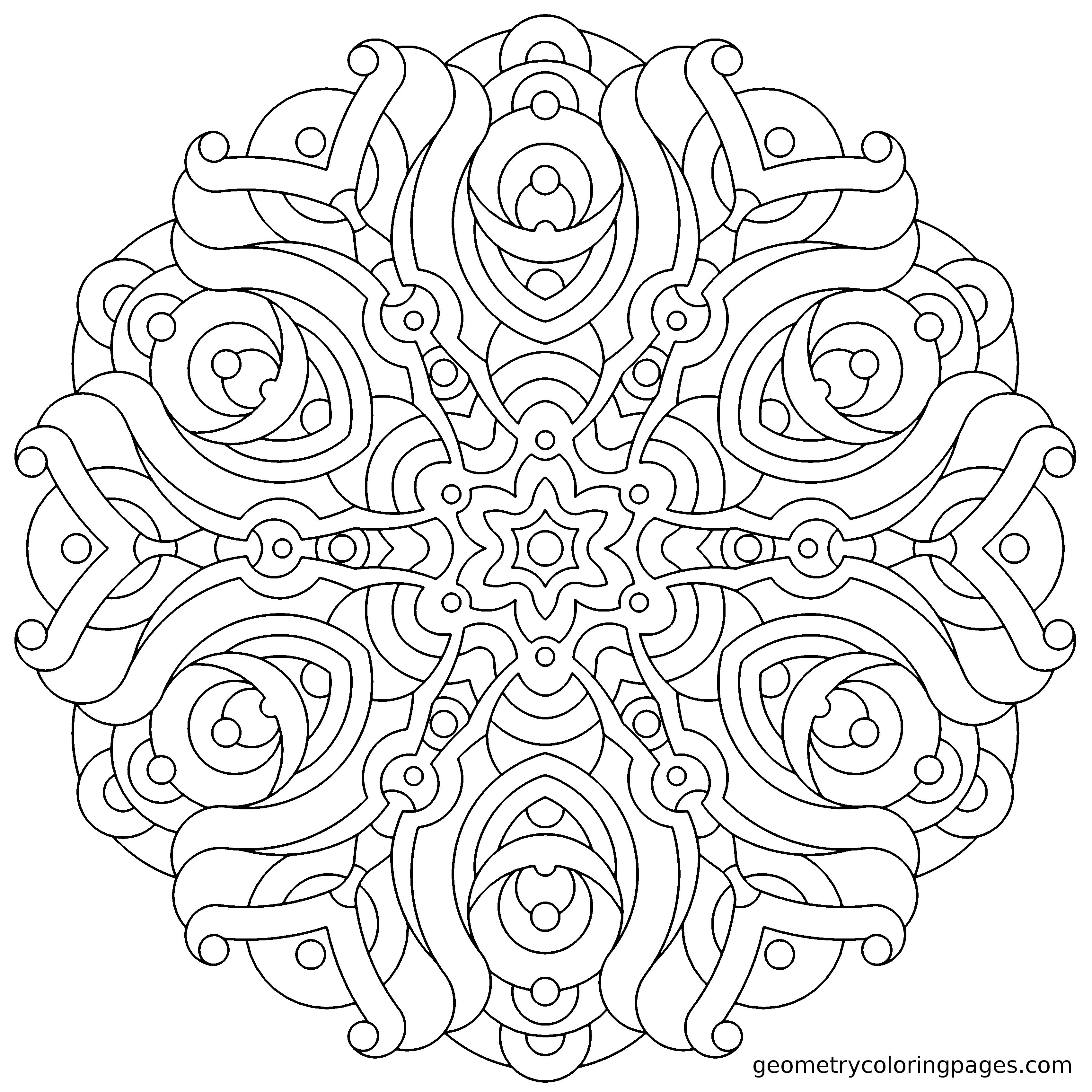 3400x3400 Creature Redux. Adult Coloring Pages