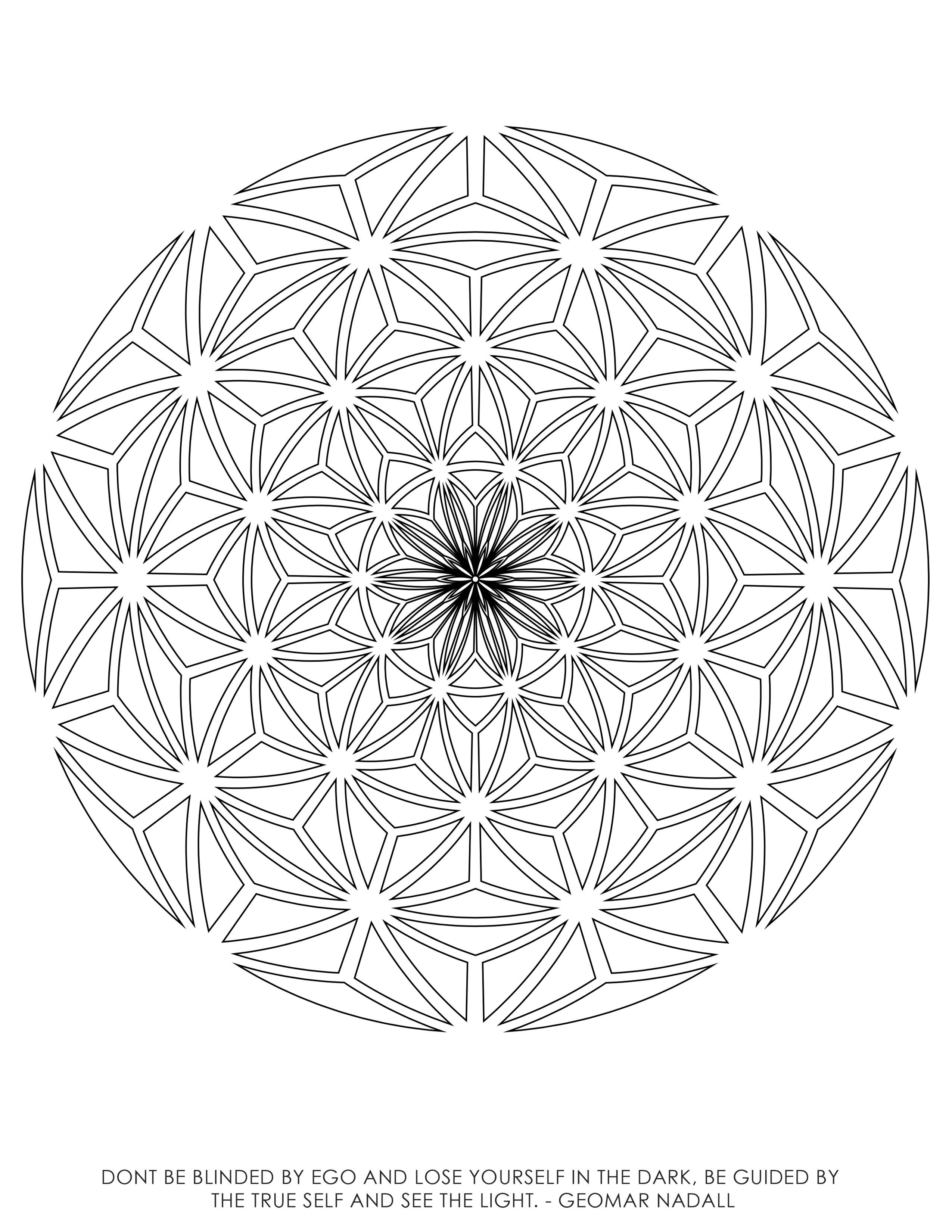 2550x3300 Sacred Geometry Coloring Pages Cute Picturesque