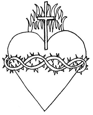 324x400 Look To Him And Be Radiant Sacred Heart Of Jesus Coloring Pages