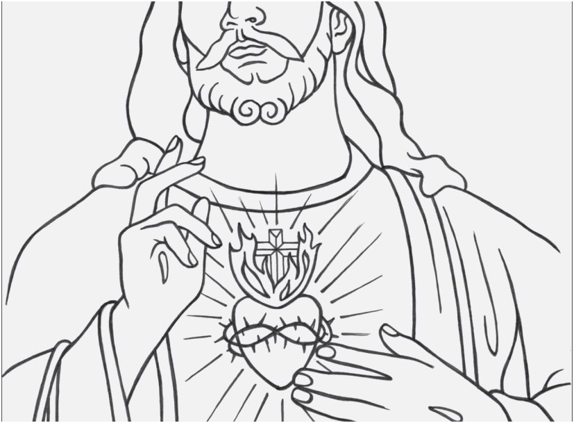 827x609 The Most Effective Gallery Jesus Coloring Pages Perfect