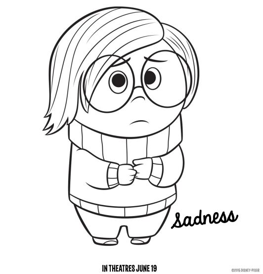 Sad Coloring Pages