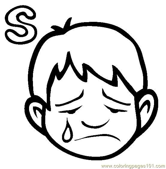 554x565 Happy Sad Coloring Pages Happy And Sad Coloring Pages Kids Lessons