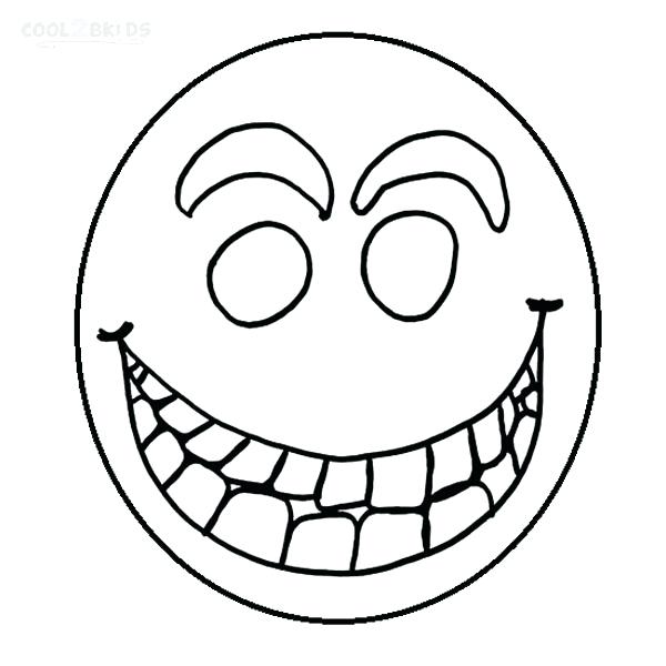 600x600 Happy Face Coloring Page Smiley Face Coloring Page Happy Sad Face