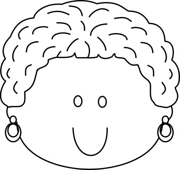 600x569 Happy Face Coloring Page Woman Happy Face Coloring Page Happy Sad