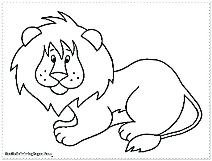 687x522 Jungle Animal Coloring Pages Medium Size Of Animal Coloring Pages