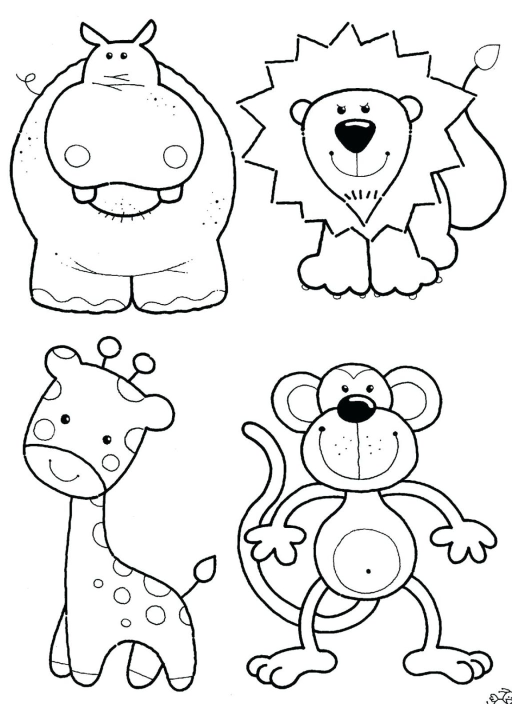 1024x1408 Coloring Pages ~ Safari Coloring Pages Animal Jungle Wildlife
