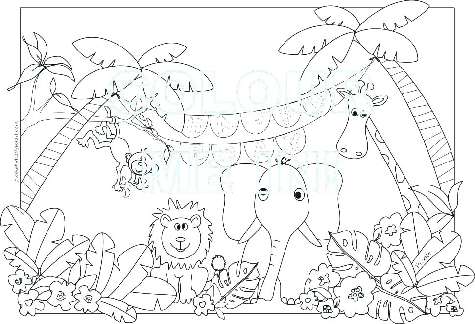 970x662 Safari Coloring Page Jungle Safari Kids Coloring Safari Animal
