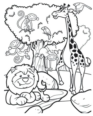 380x475 Safari Coloring Pages Safari Coloring Pages Safari Jeep Colouring
