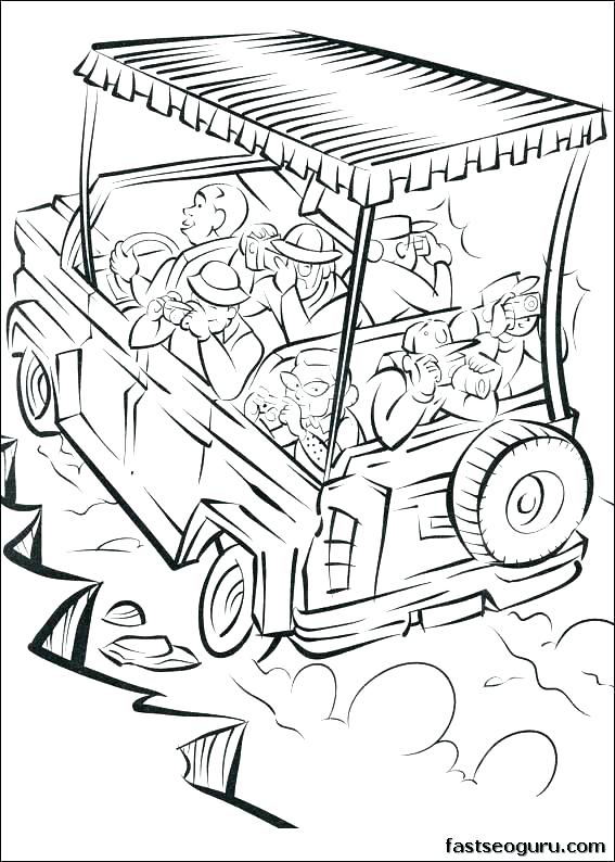 567x794 Safari Coloring Pages Simple Safari Ring Pages Print Book Also