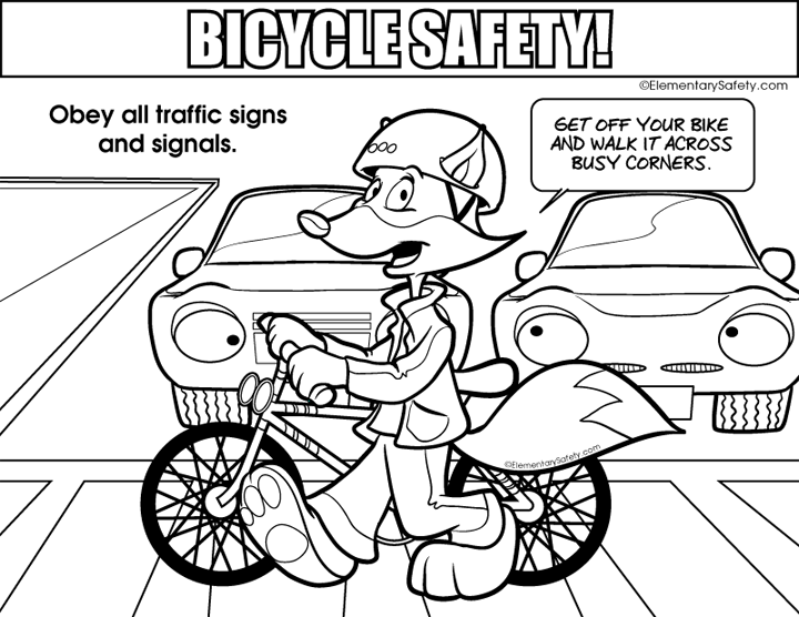 720x556 Safety Coloring Pages