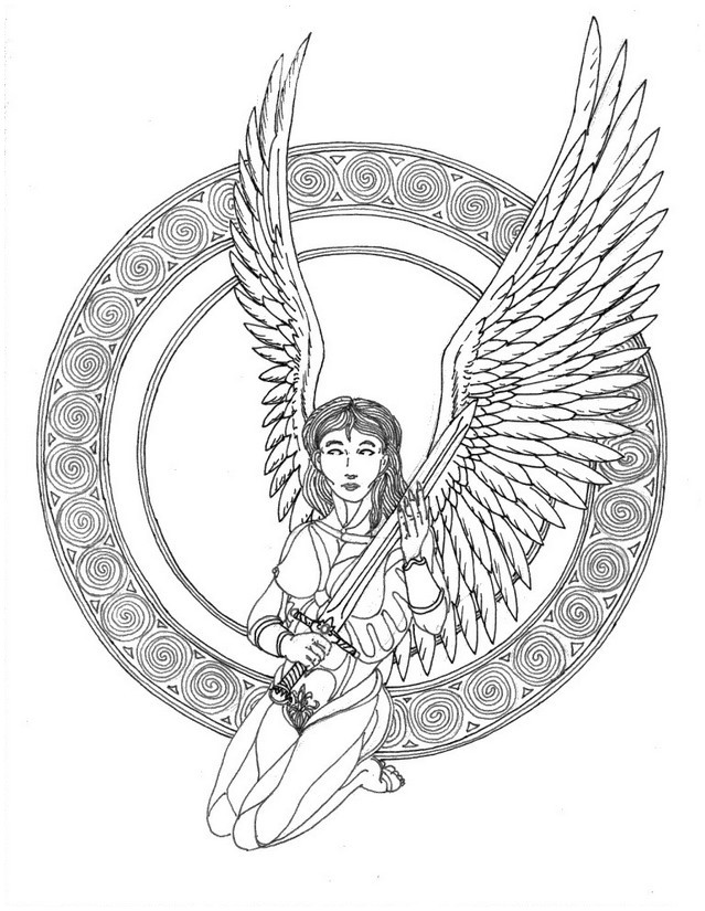639x825 Adult Coloring Page Astrology Virgo 11