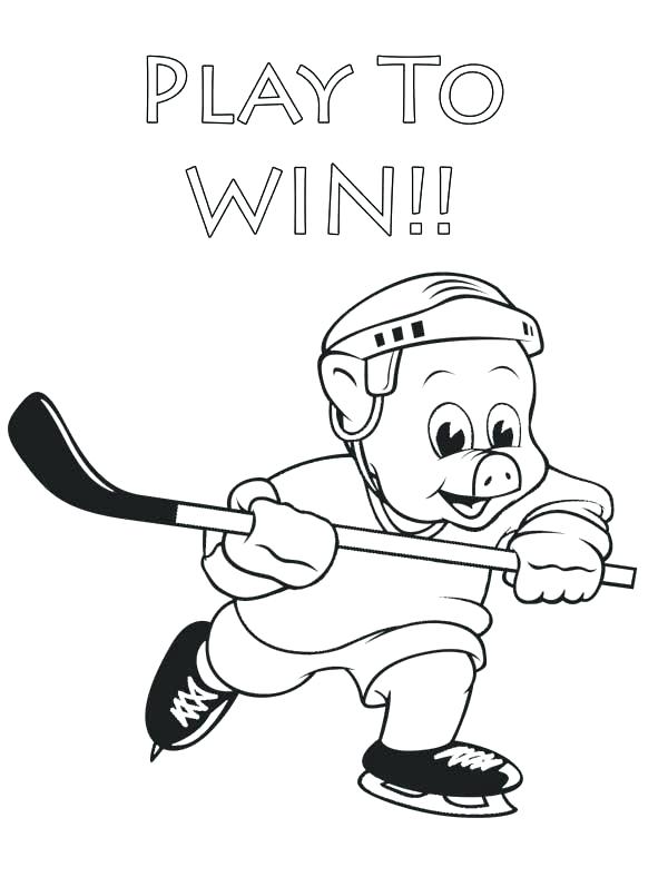 600x788 Sahara Desert Coloring Pages Hockey Player Coloring Page Hockey