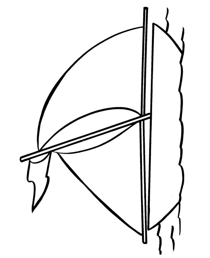 670x820 Drawn Boat Coloring Page