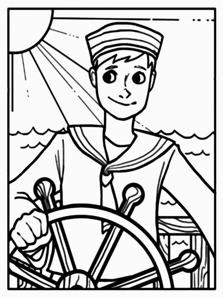 768x1024 Coloring Pages Com Beautiful Sailor Coloring Pages Logo