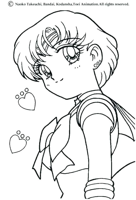 577x850 Mercury Coloring Page Sailor Coloring Pages Sailor Moon Series