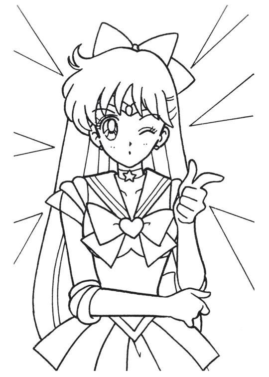 540x756 130 Best Sailor Moon Coloring Book Images On Coloring