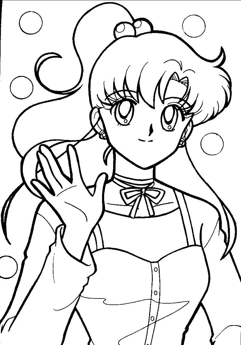 803x1149 Moon Coloring Pages Beautiful Sailor Moon Group Coloring Pages
