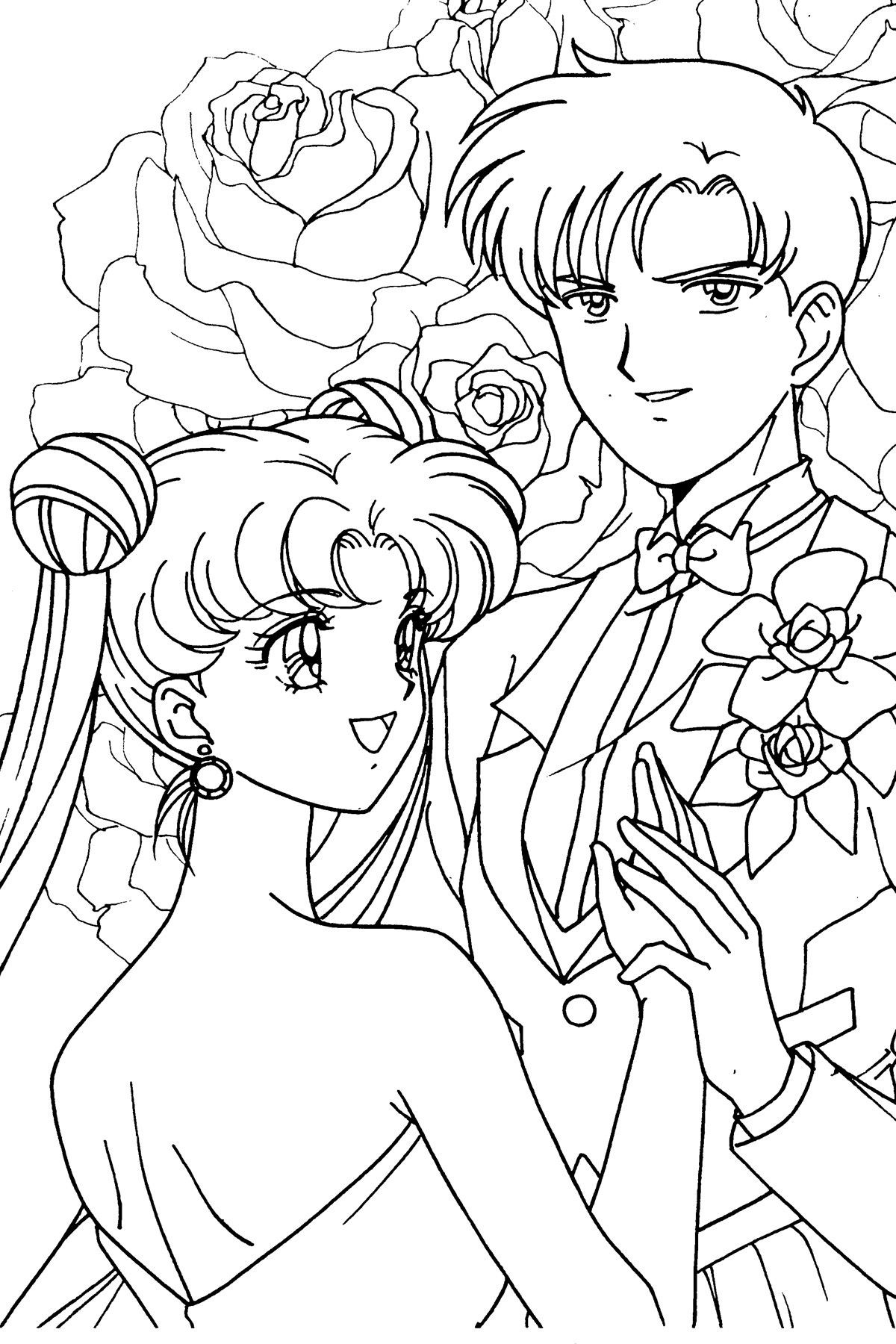 1200x1800 Sailor Moon Princess Coloring Pages