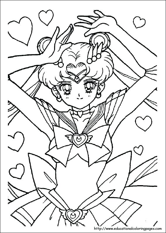 567x794 Sailor Moon Coloring Page For Kids Moon Printable Coloring
