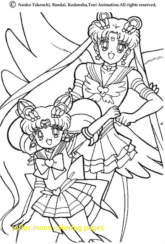 577x850 Sailor Moon Coloring Pages