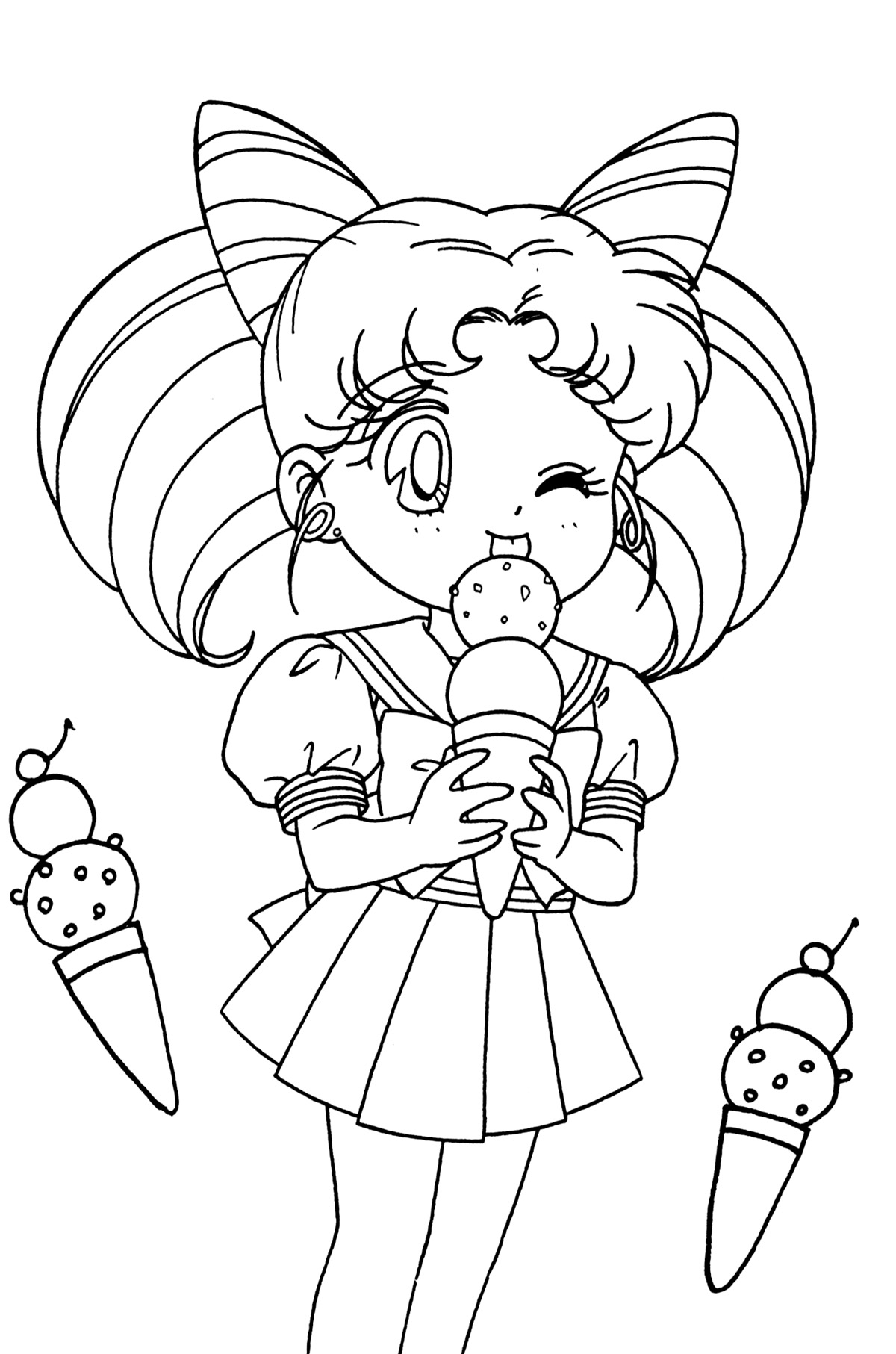 1200x1813 Sailor Moon Coloring Pages