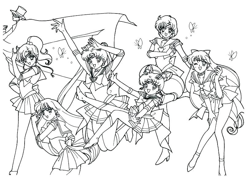 805x597 Sailor Moon Coloring Pages And Colouring Blank By Sailor Jade Iris