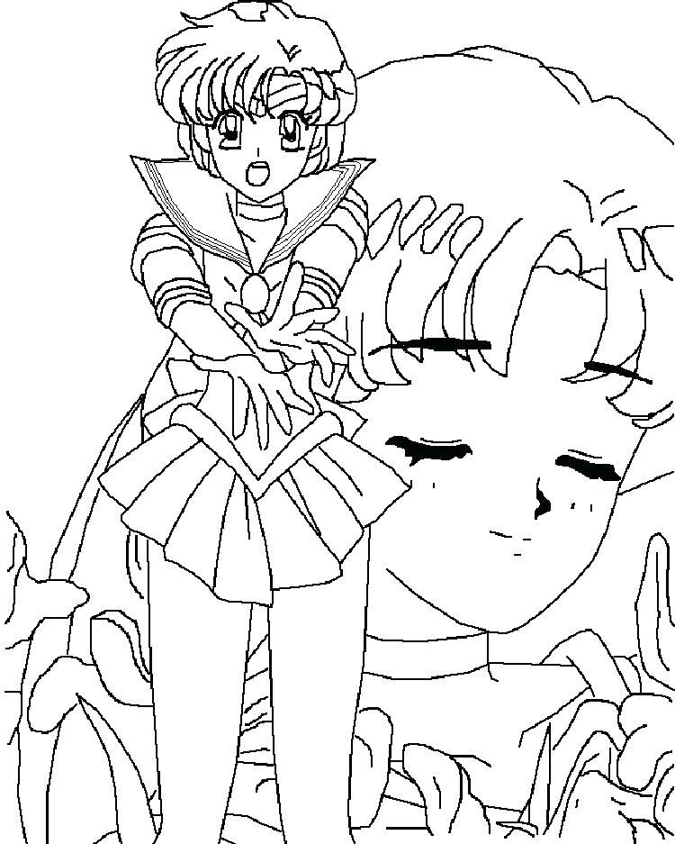 750x937 Sailor Mercury Colouring Pages Sailor Venus Coloring Pages Mercury