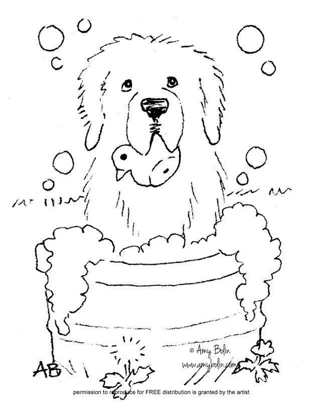 Saint Bernard Coloring Pages
