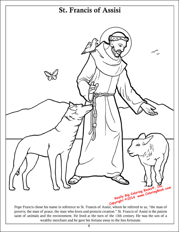 612x792 Coloring Books Pope Francis Coloring Amp Activity Book Coloring