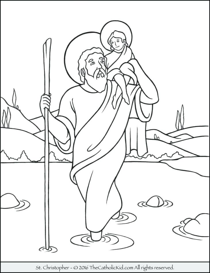 730x945 Saint Coloring Page The Catholic Kid Pages And Games For Children