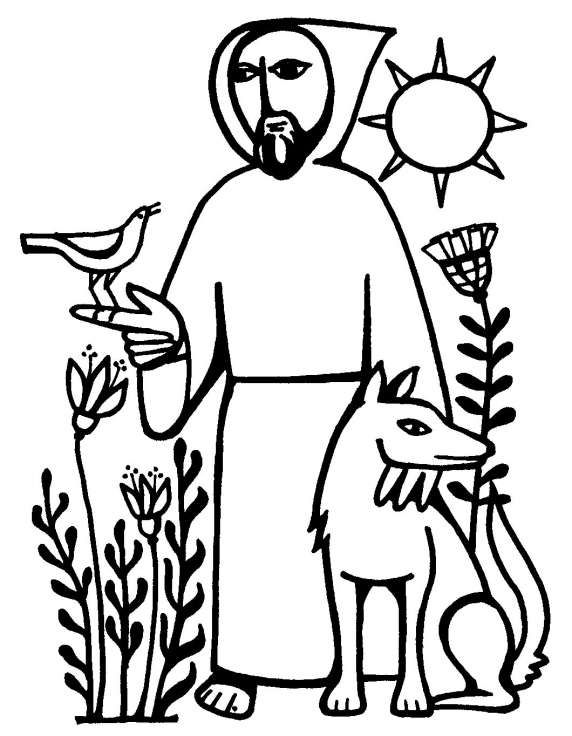 572x736 St. Francis Of Assisi I Don'T Know Who Made This Lovely Line