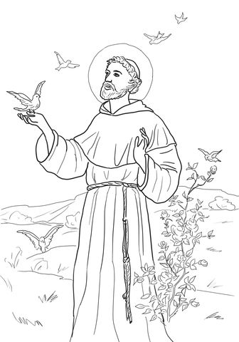 336x480 Para Colorir De Paz De Francisco. Categorias