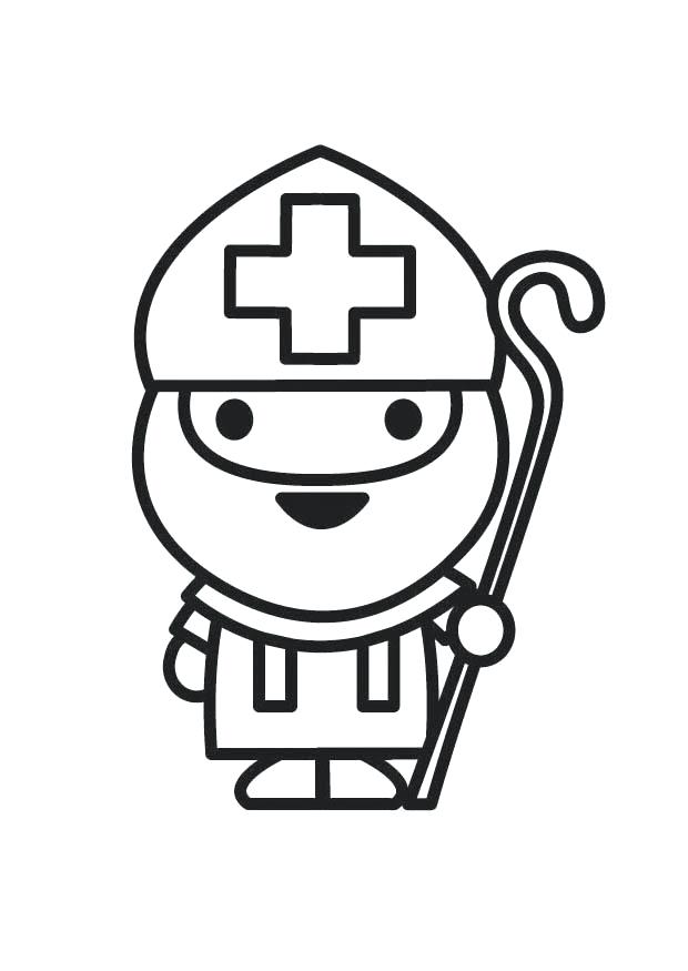 620x875 Saint Nicholas Coloring Pages Coloring Page St Veggietales St