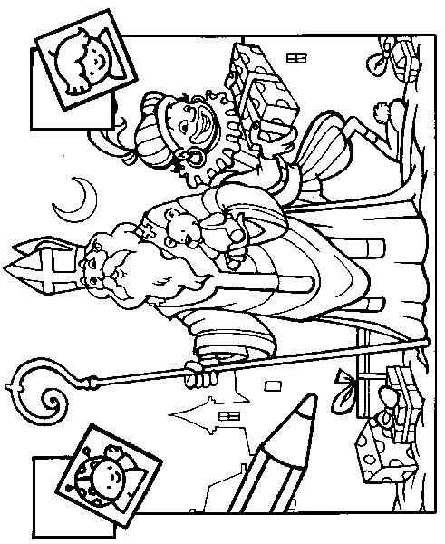 491x600 Saint Nicholas Coloring Page 2